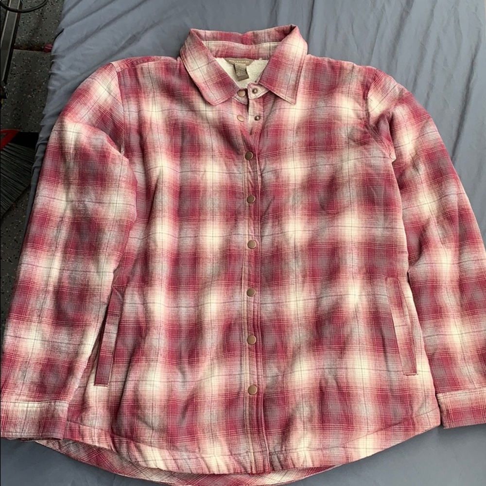 Bit & Bridle Thick Maroon Plaid Flannel